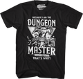 Because I Am The Dungeon Master That's Why Dungeons & Dragons T-Shirt Hoodie, Sweatshirt | CiraTrend.com (Image 1)