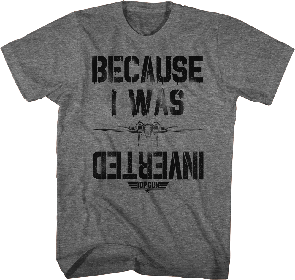 I Was Inverted Top Gun Shirt Hoodie, Sweatshirt | CiraTrend.com (Image 1)
