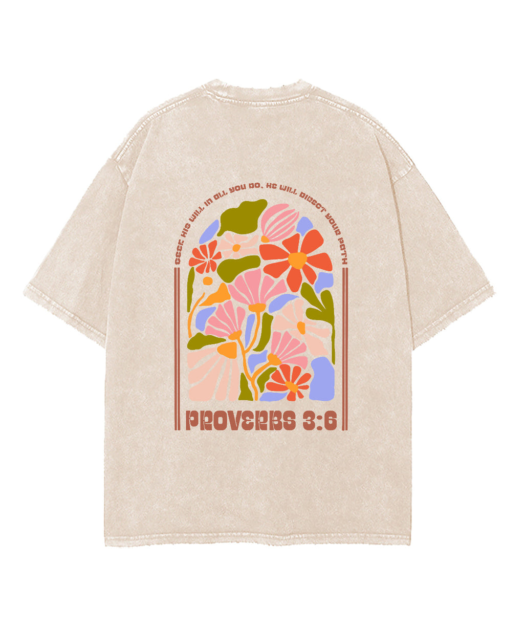 Seek His Will Double Sided Washed Christian T-shirt Hoodie, Sweatshirt | CiraTrend.com (Image 3)