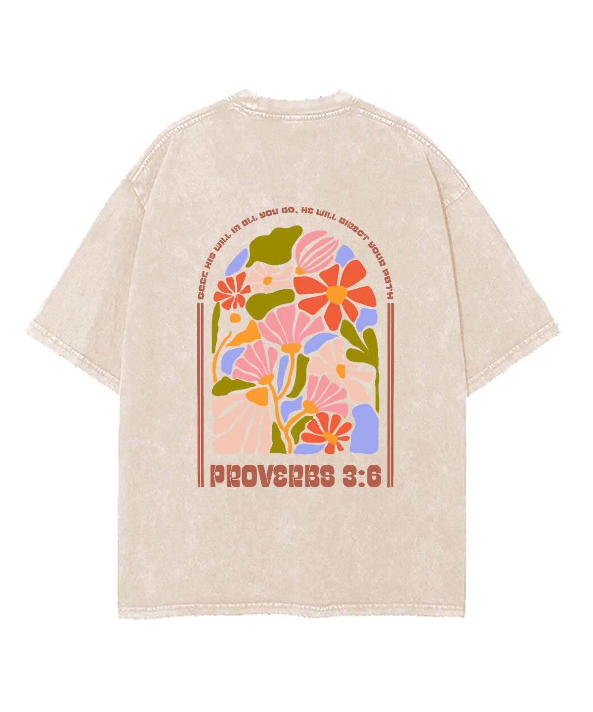 Seek His Will Double Sided Washed Christian T-shirt Hoodie, Sweatshirt | CiraTrend.com (Image 3)