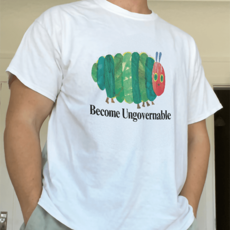 Become Ungovernable Caterpillar T Shirt Hoodie, Sweatshirt | CiraTrend.com (Image 3)