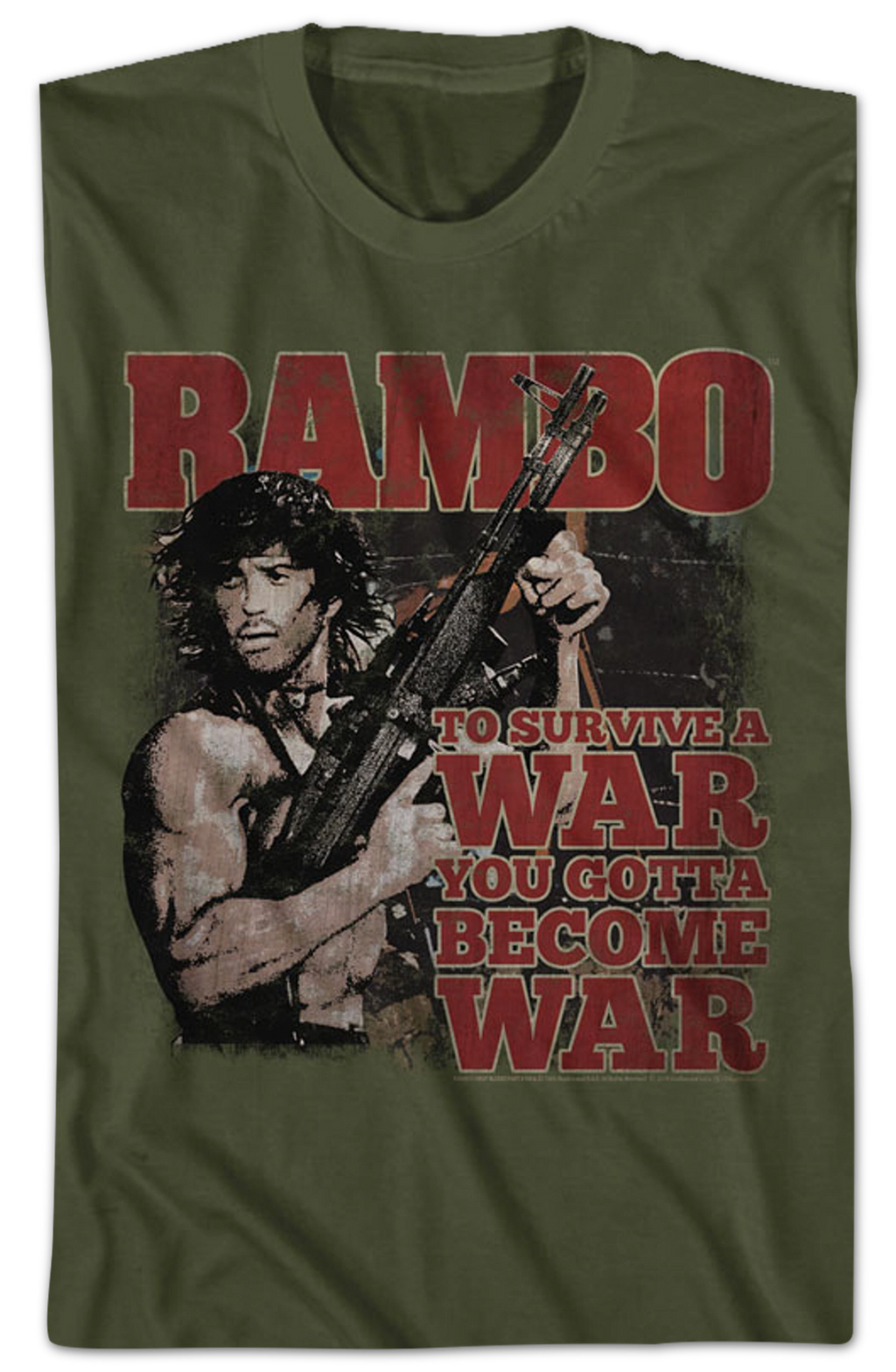 Become War Rambo T-Shirt Hoodie, Sweatshirt | CiraTrend.com (Image 2)