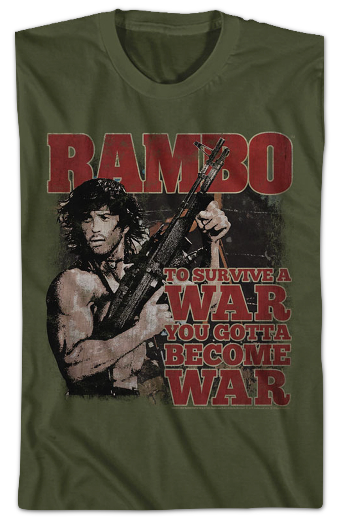 Become War Rambo T-Shirt Hoodie, Sweatshirt | CiraTrend.com (Image 2)