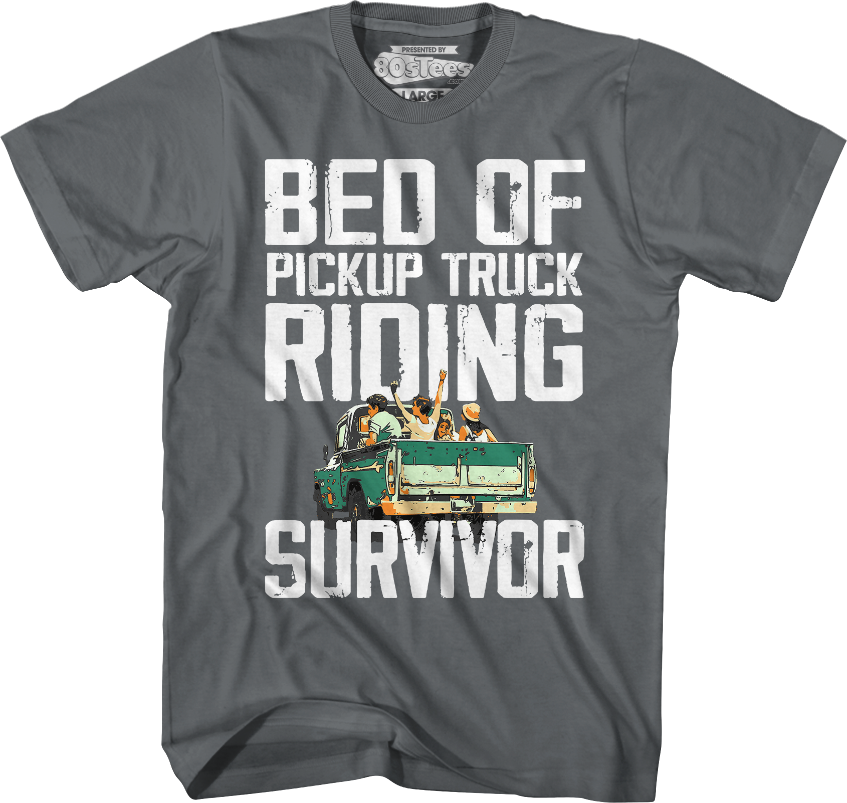 Bed Of Pickup Truck Riding Survivor T-Shirt Hoodie, Sweatshirt | CiraTrend.com (Image 3)