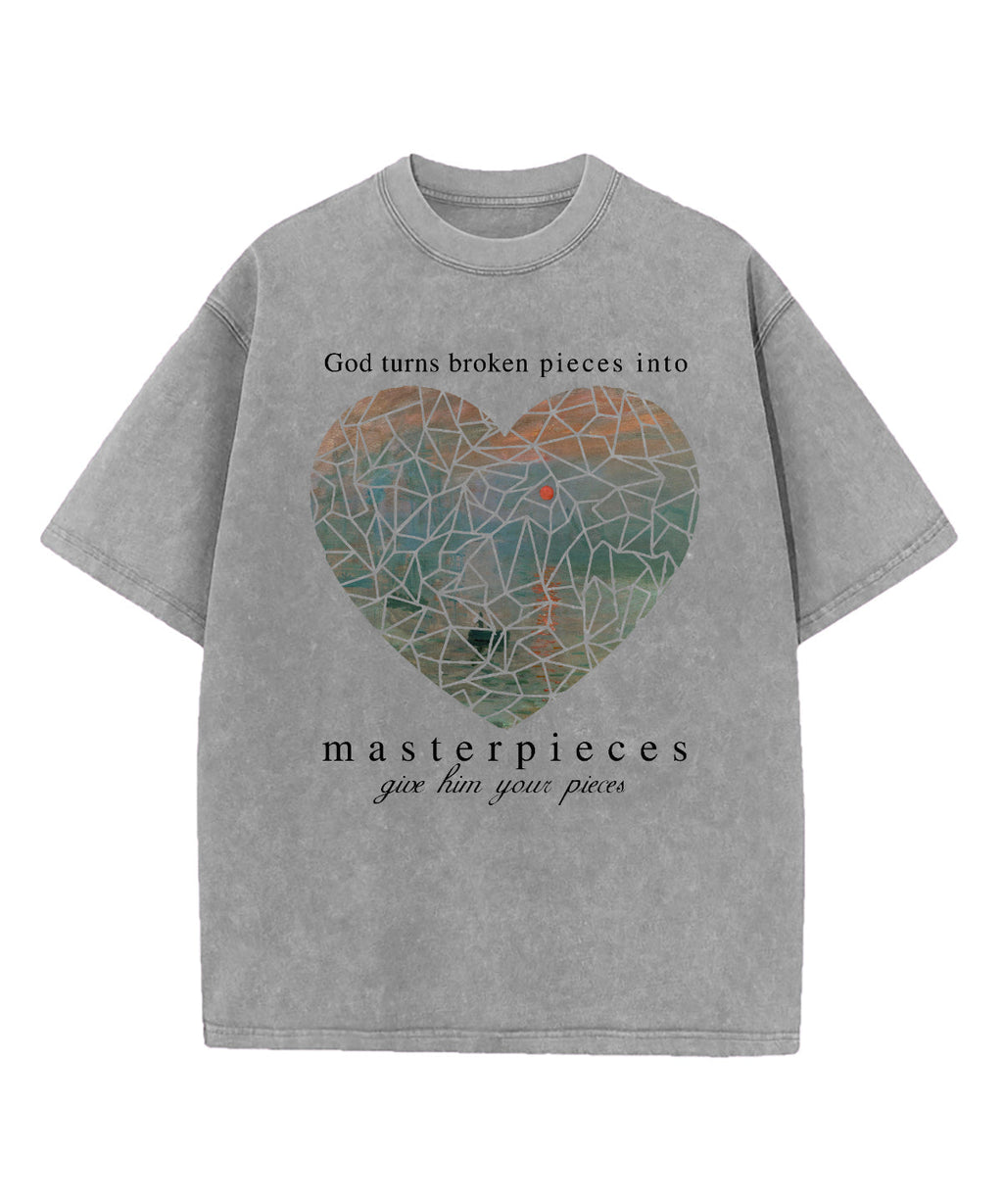 Sunrise God Turns Washed Christian T-shirt Hoodie, Sweatshirt | CiraTrend.com (Image 3)