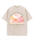 His Mercies Are New Every Morning Unisex Washed Christian T-shirt Hoodie, Sweatshirt | CiraTrend.com (Image 1)