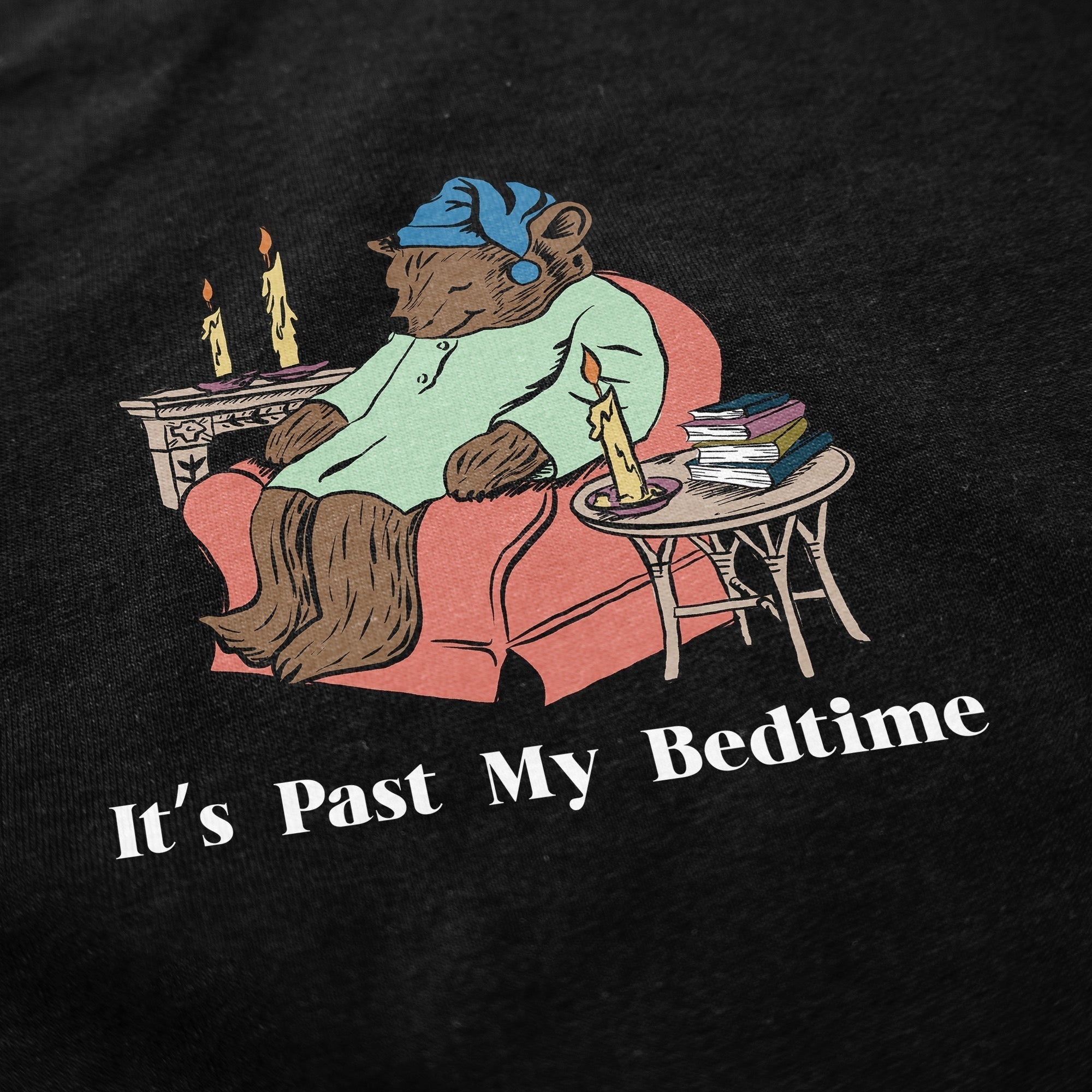 Bedtime Bear Long Sleeve T Shirt Hoodie, Sweatshirt | CiraTrend.com (Image 4)
