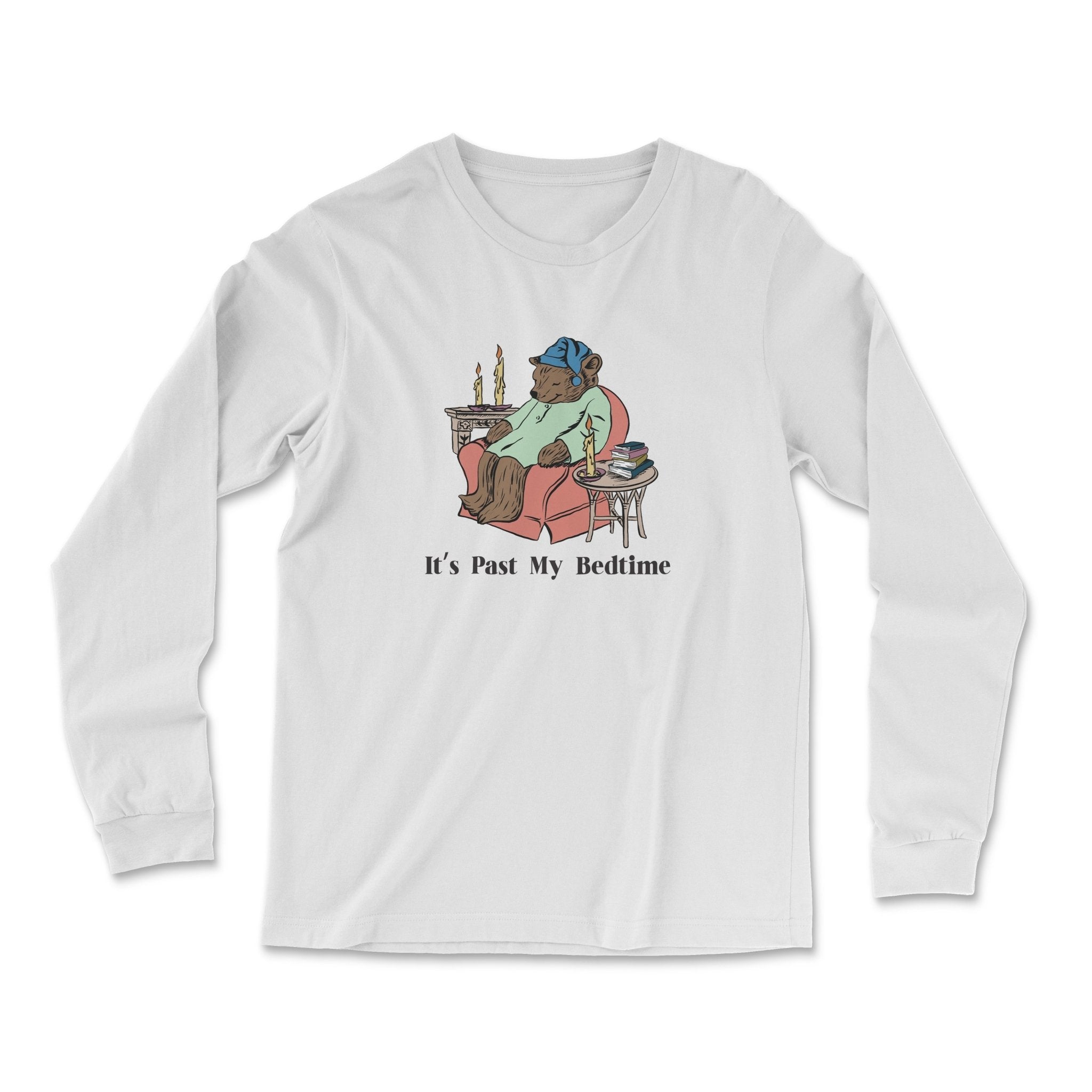 Bedtime Bear Long Sleeve T Shirt Hoodie, Sweatshirt | CiraTrend.com (Image 1)
