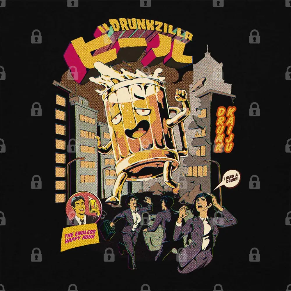 Beer Kaiju Attack T-Shirt Hoodie, Sweatshirt | CiraTrend.com (Image 1)