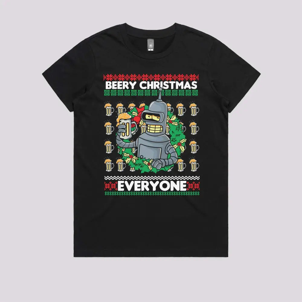 Beery Christmas T-Shirt Hoodie, Sweatshirt | CiraTrend.com (Image 3)