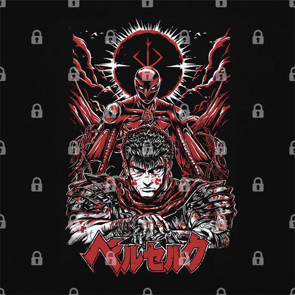 Berserk Eclipse Oversized T-Shirt Hoodie, Sweatshirt | CiraTrend.com (Image 1)