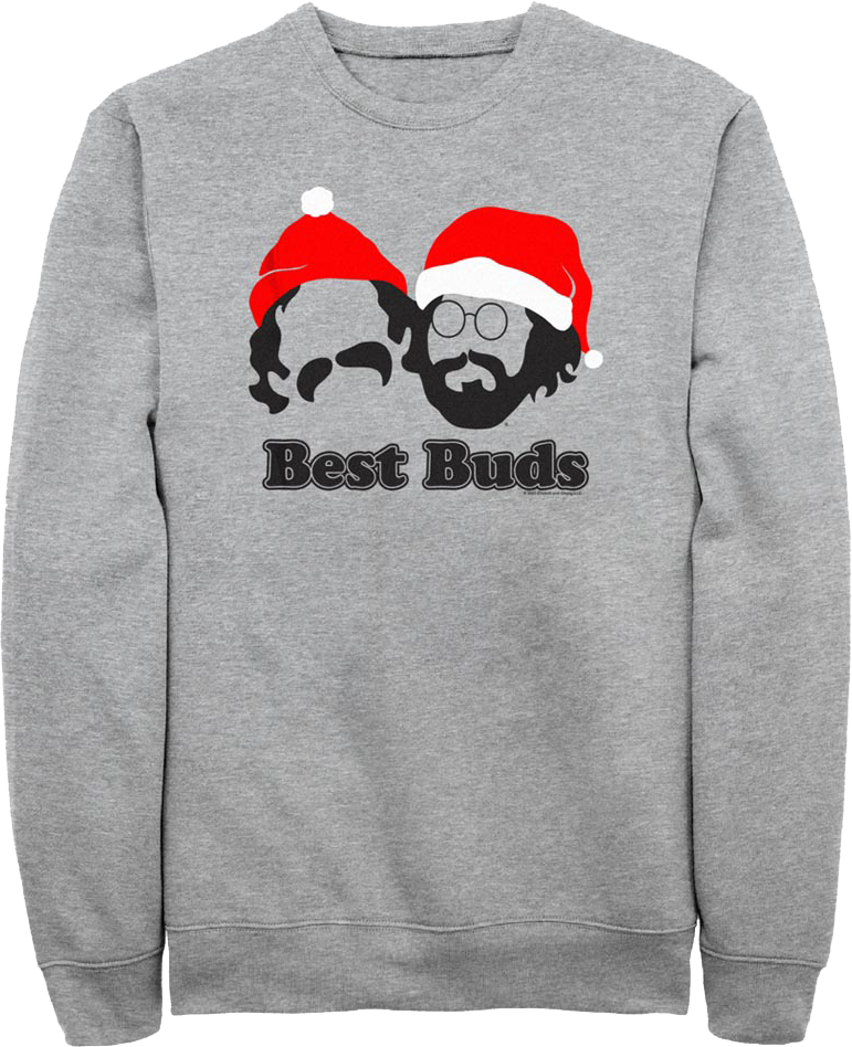 Best Buds Cheech And Chong Christmas Sweatshirt T-Shirts, Hoodie | CiraTrend.com (Image 1)
