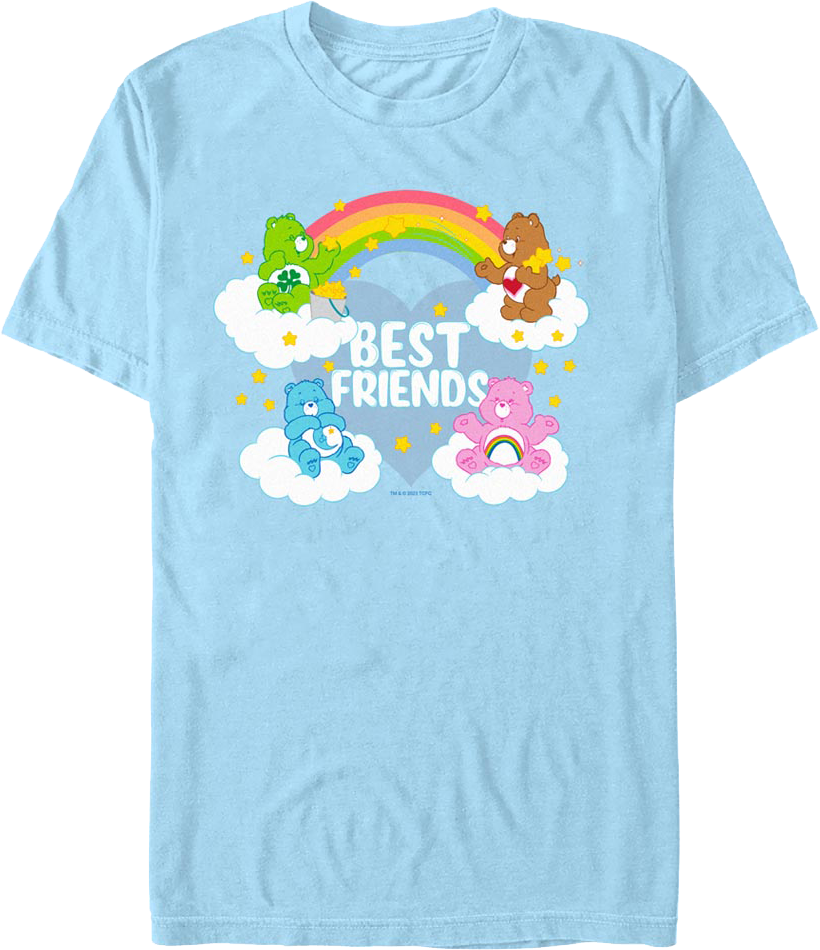 Best Friends Care Bears T-Shirt Hoodie, Sweatshirt | CiraTrend.com (Image 1)