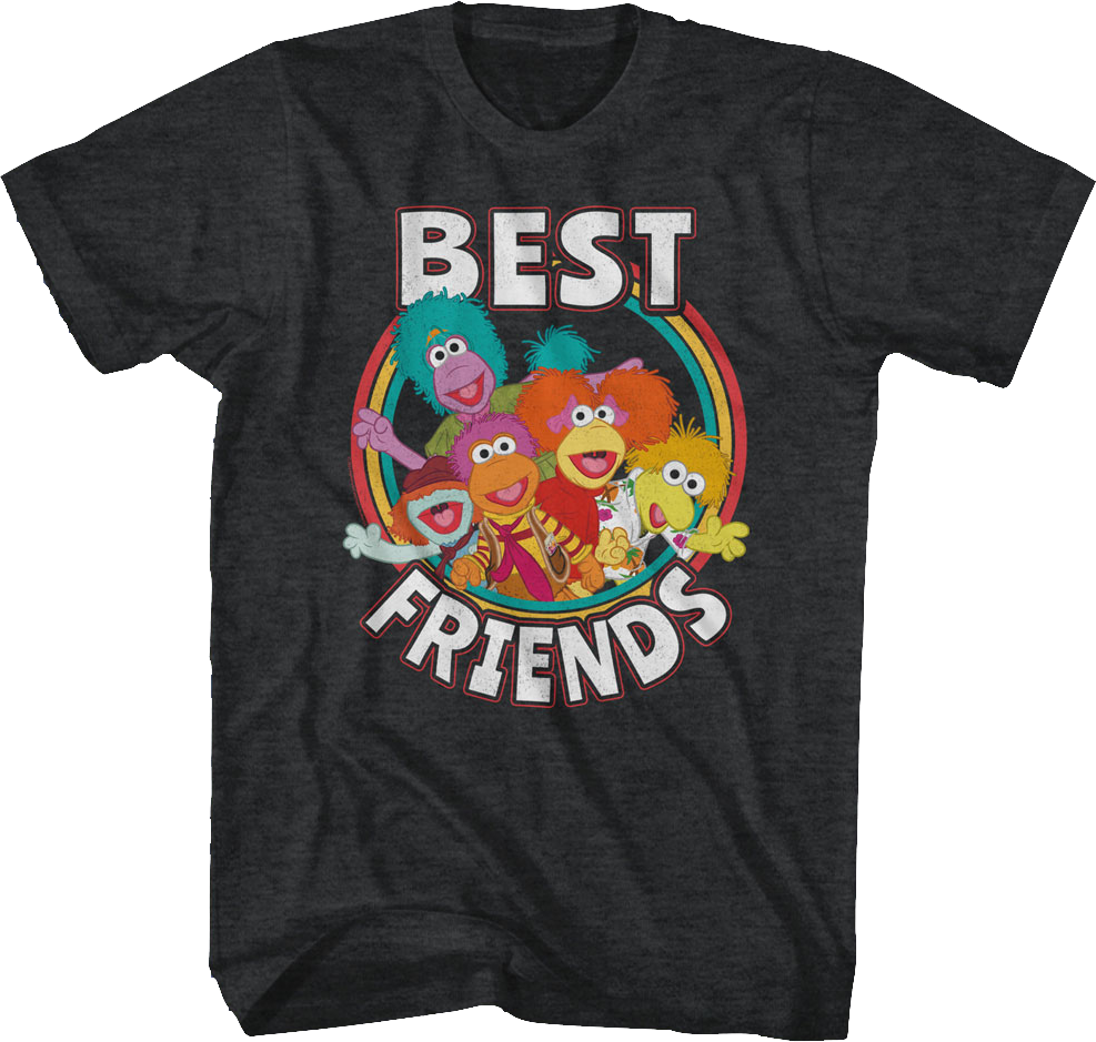 Best Friends Fraggle Rock T-Shirt Hoodie, Sweatshirt | CiraTrend.com (Image 1)