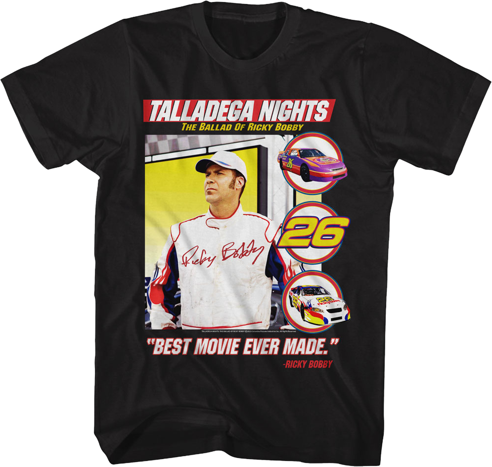 Best Movie Ever Made Talladega Nights T-Shirt Hoodie, Sweatshirt | CiraTrend.com (Image 1)