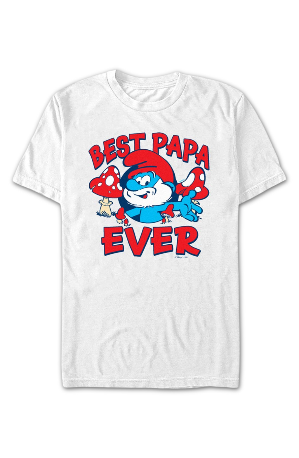 Best Papa Ever Smurfs T-Shirt Hoodie, Sweatshirt | CiraTrend.com (Image 2)