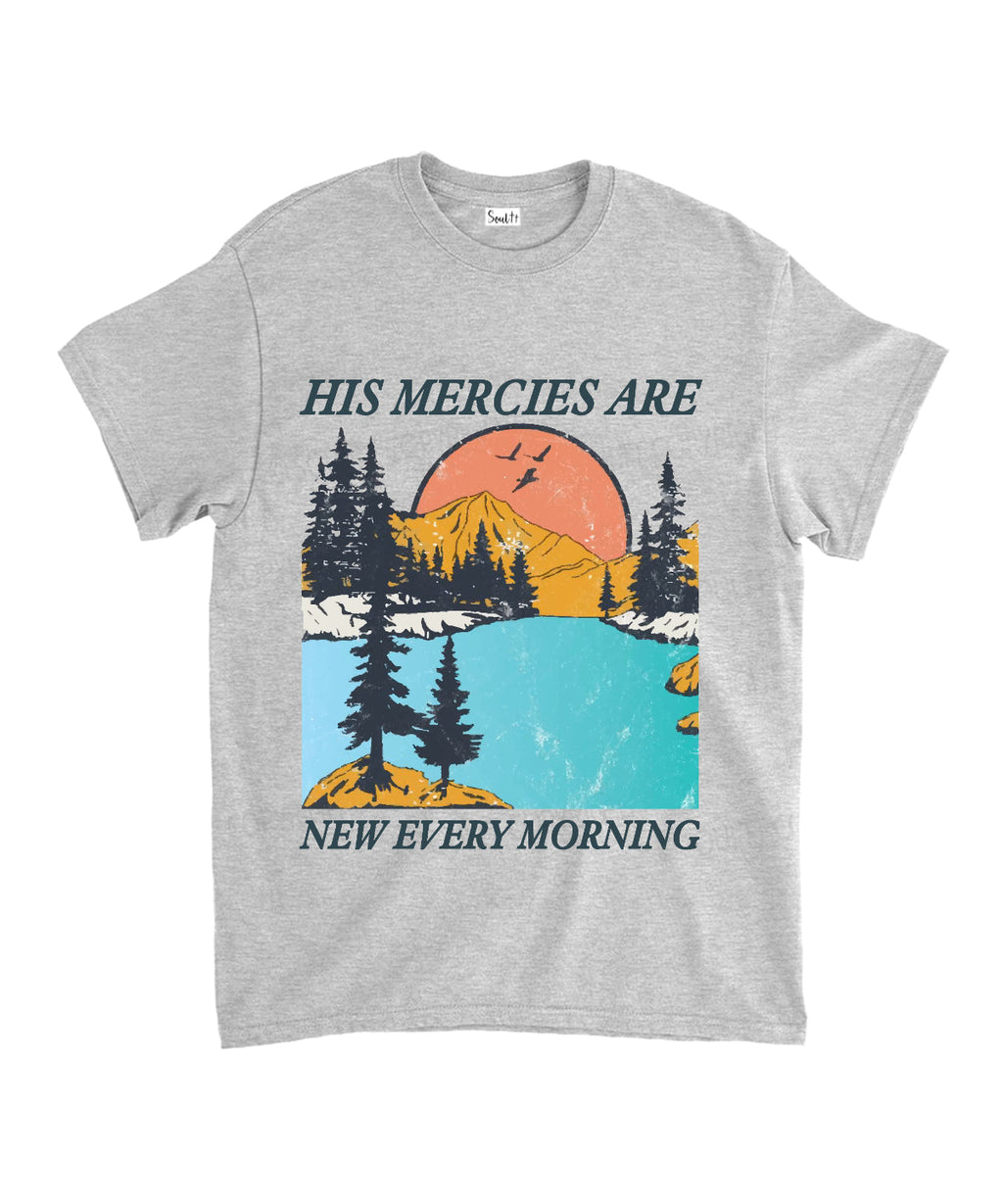 New Every Morning Unisex Cotton Christian T-Shirt Hoodie, Sweatshirt | CiraTrend.com (Image 4)