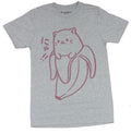 Bananya Mens T-Shirt - Banana Cat Singing Outline Image Hoodie, Sweatshirt | CiraTrend.com