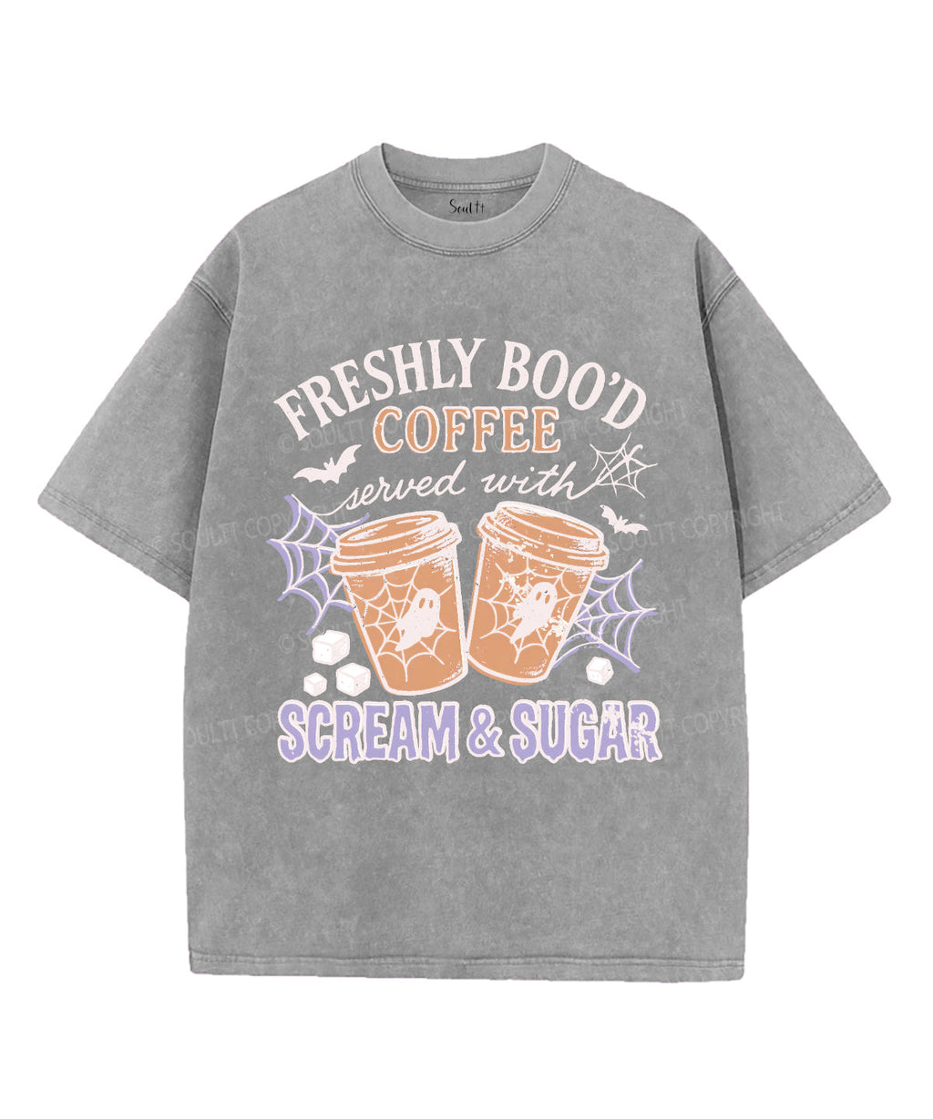 Freshly BooÃ¢â‚¬â„¢d Coffee Unisex Washed Christian T-shirt Hoodie, Sweatshirt | CiraTrend.com (Image 3)