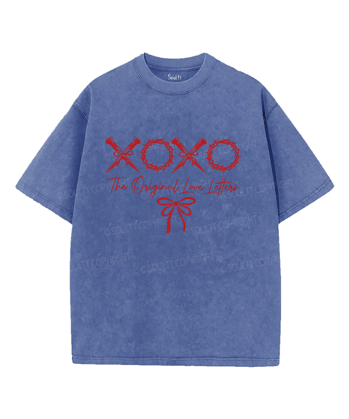 The Original Love Letters Unisex Washed Christian T-shirt Hoodie, Sweatshirt | CiraTrend.com (Image 4)