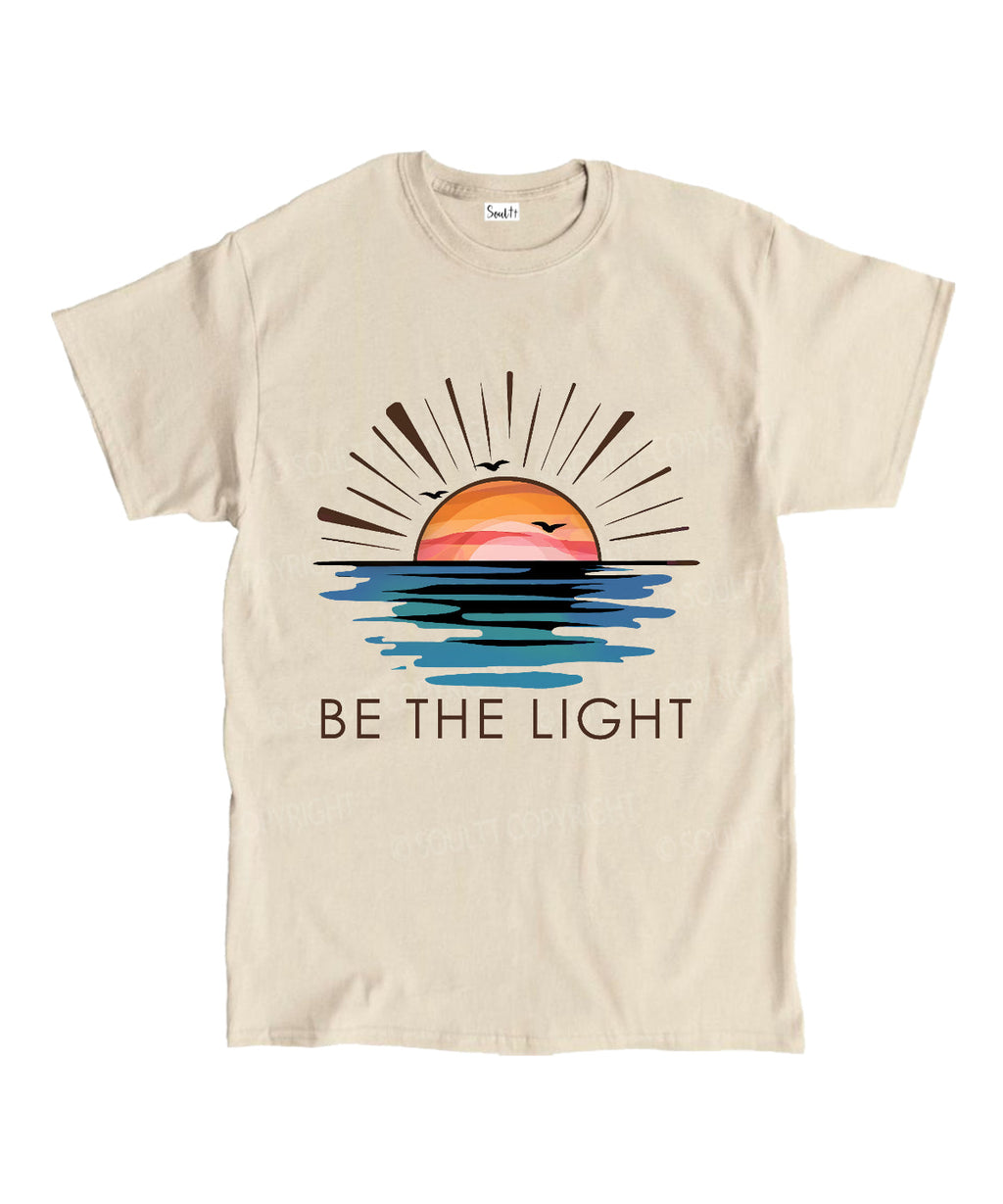 Be The Light Unisex Cotton Christian T-Shirt Style004 Hoodie, Sweatshirt | CiraTrend.com (Image 4)