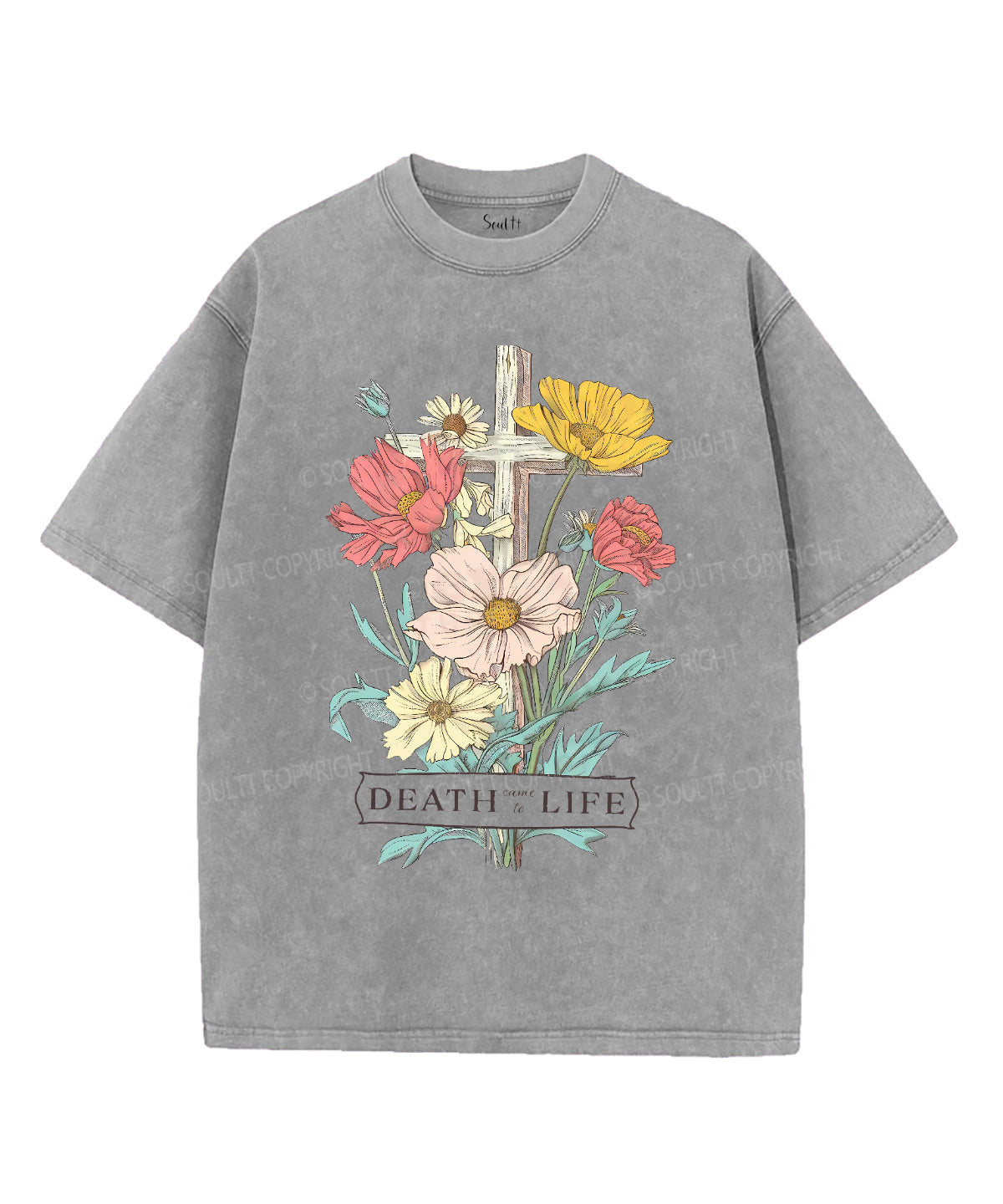 Death Come Life Washed Christian T-Shirts, Hoodie, Sweatshirt