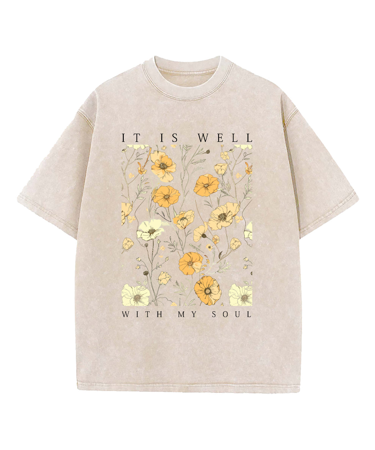 It Is Well With My Soul Washed Christian T-shirt Style015 Hoodie, Sweatshirt | CiraTrend.com (Image 5)
