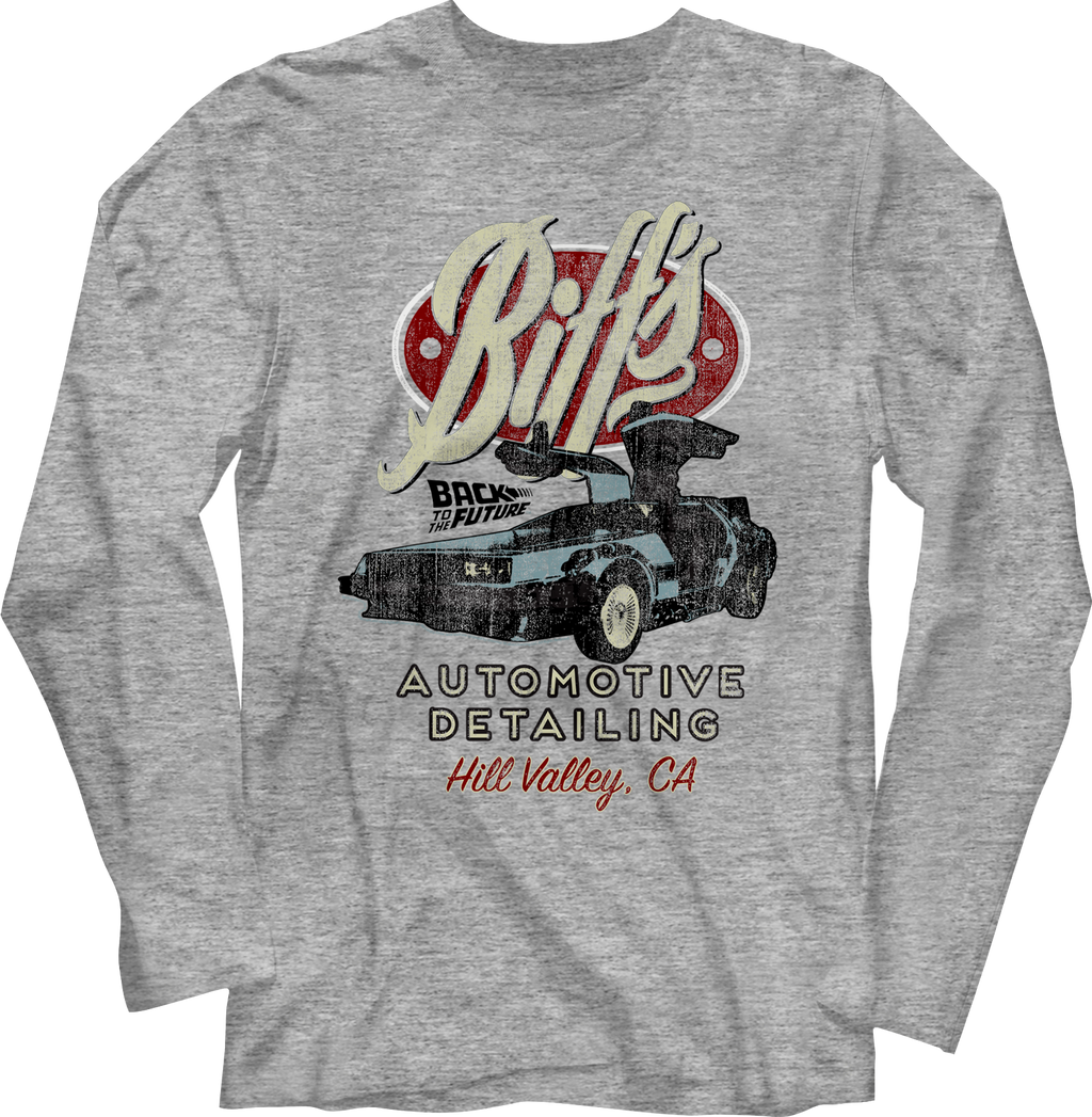 Biff's Automotive Detailing Back To The Future Long Sleeve Shirt Hoodie, Sweatshirt | CiraTrend.com (Image 1)