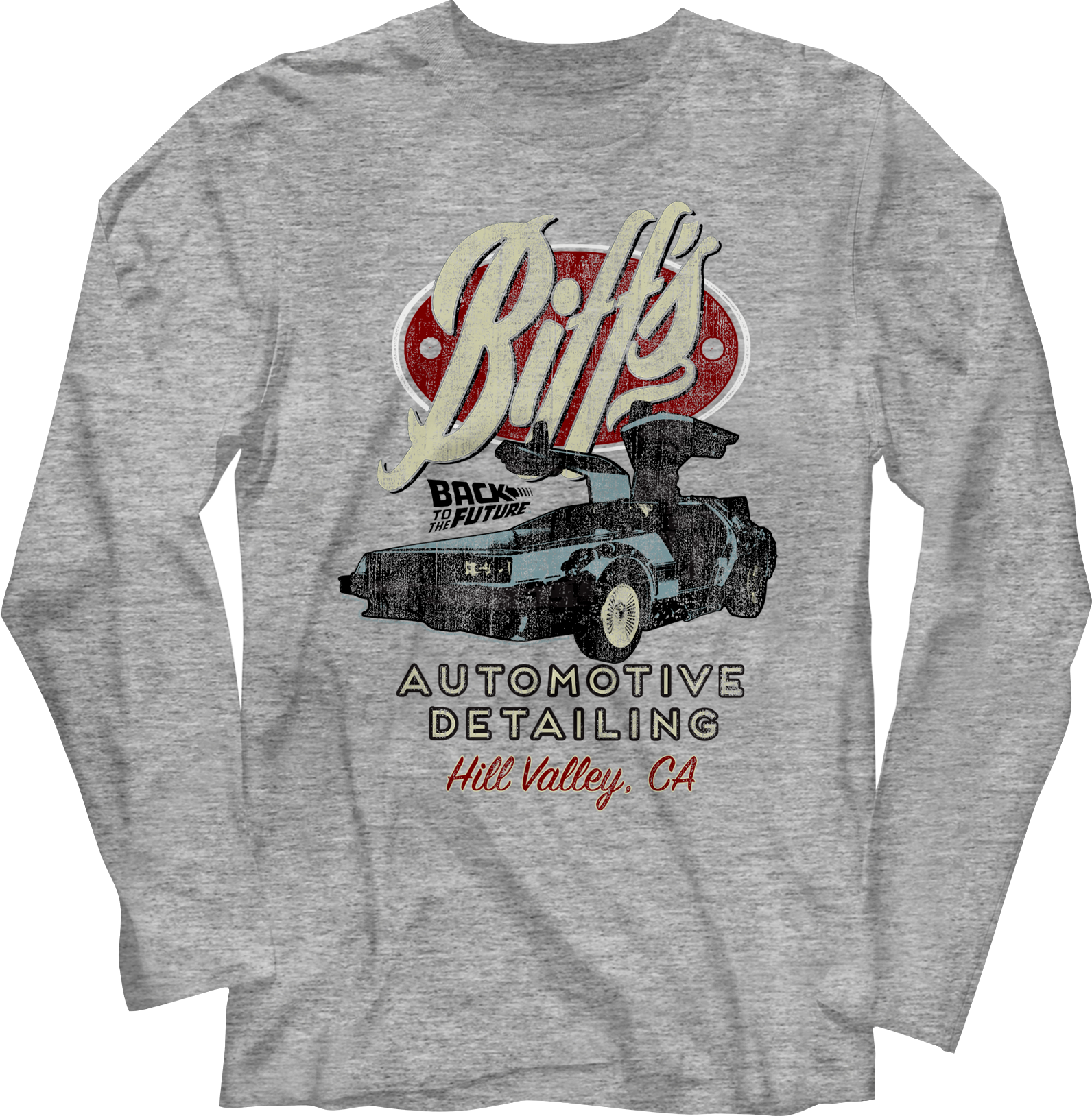 Biff's Automotive Detailing Back To The Future Long Sleeve Shirt Hoodie, Sweatshirt | CiraTrend.com (Image 1)