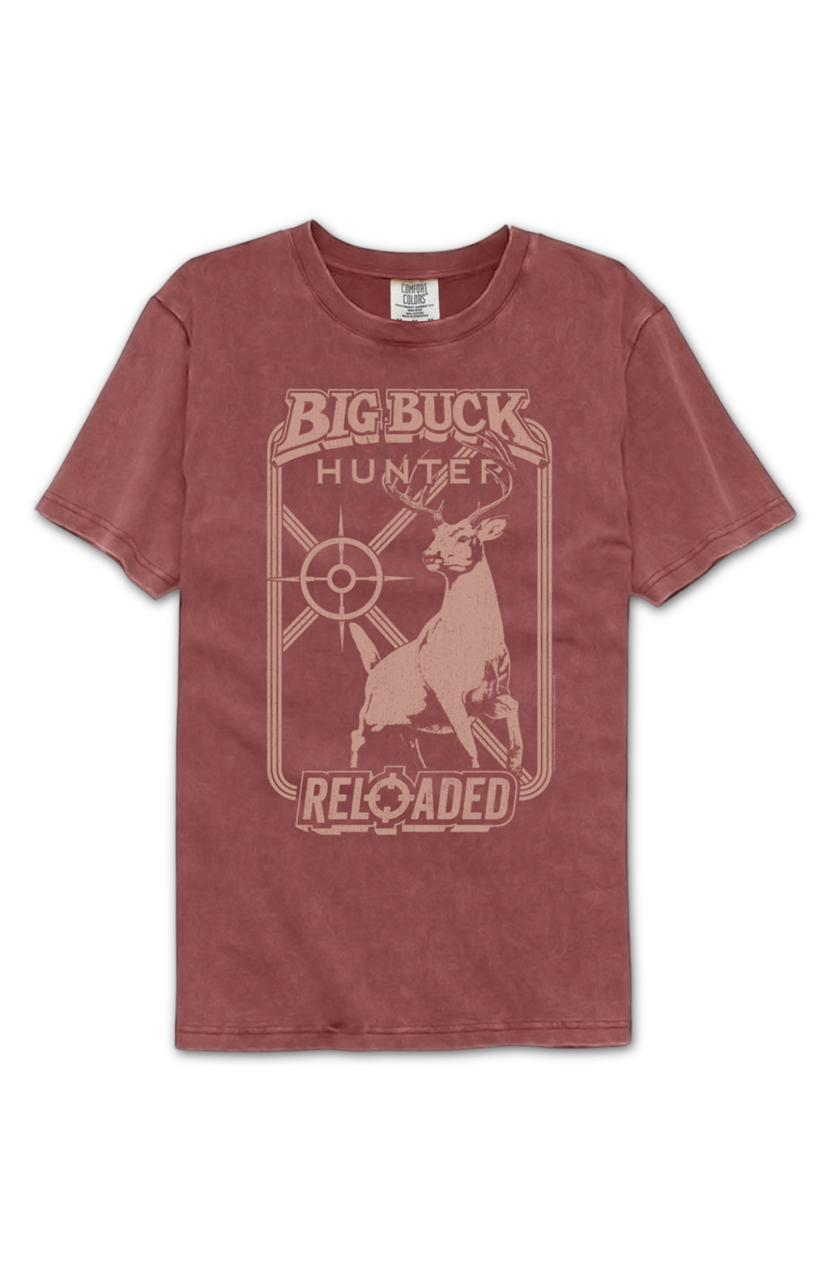 Big Buck Hunter Monochrome Target Comfort Colors Brand T-Shirt Hoodie, Sweatshirt | CiraTrend.com (Image 2)