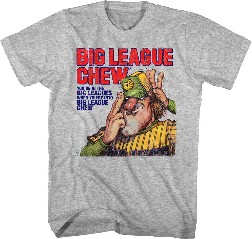 Big Leagues Pitcher Big League Chew T-Shirt Hoodie, Sweatshirt | CiraTrend.com (Image 1)