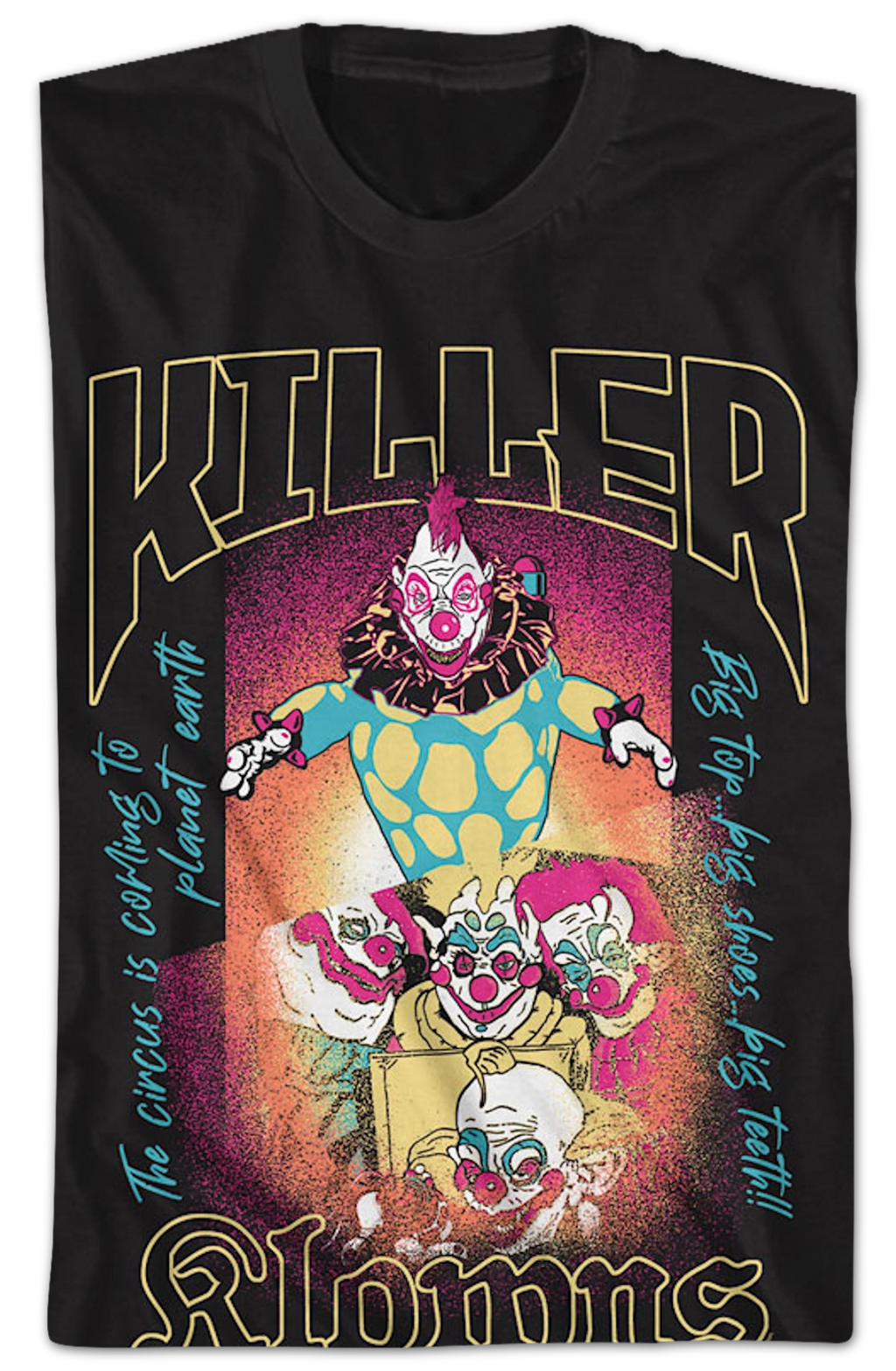 Big Top Poster Killer Klowns From Outer Space T-Shirt Hoodie, Sweatshirt | CiraTrend.com (Image 2)