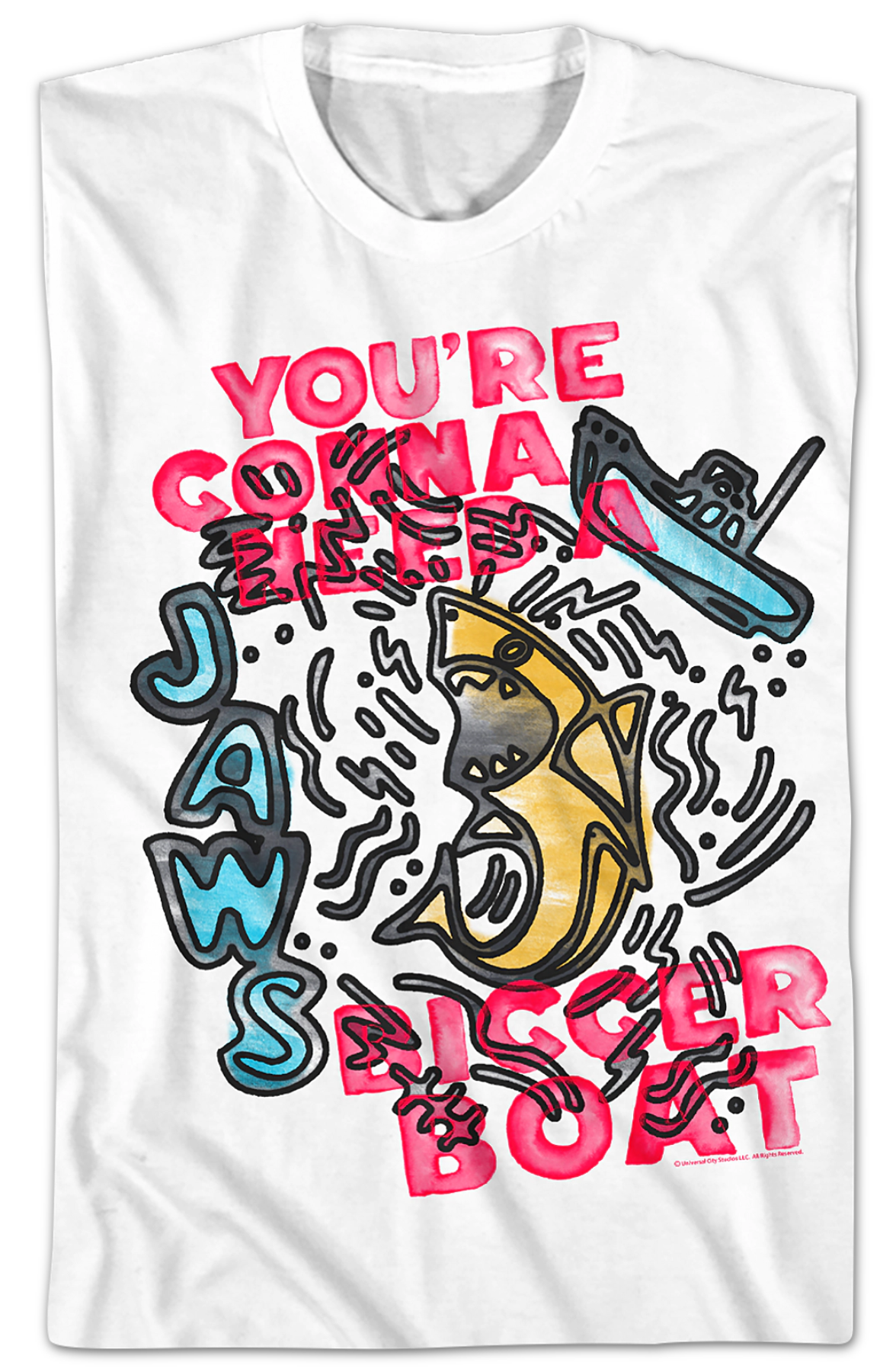 Bigger Sketch Jaws T-Shirt Hoodie, Sweatshirt | CiraTrend.com (Image 2)