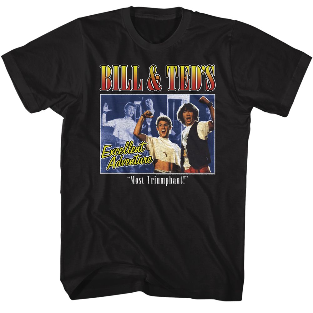 Bill And Ted - Two Image Box Boyfriend Tee Hoodie, Sweatshirt | CiraTrend.com