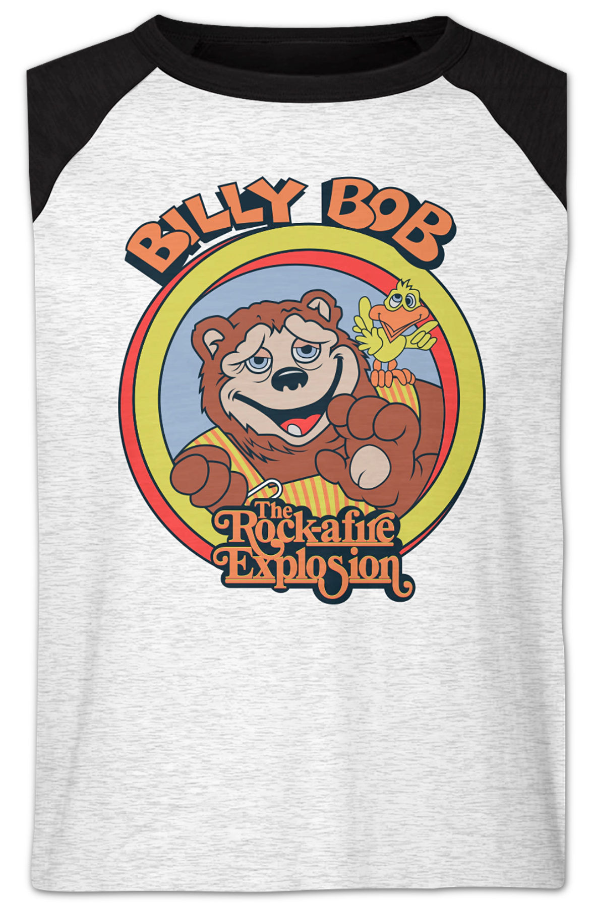 Billy Bob Rock-afire Explosion Raglan Baseball Shirt Hoodie, Sweatshirt | CiraTrend.com (Image 2)