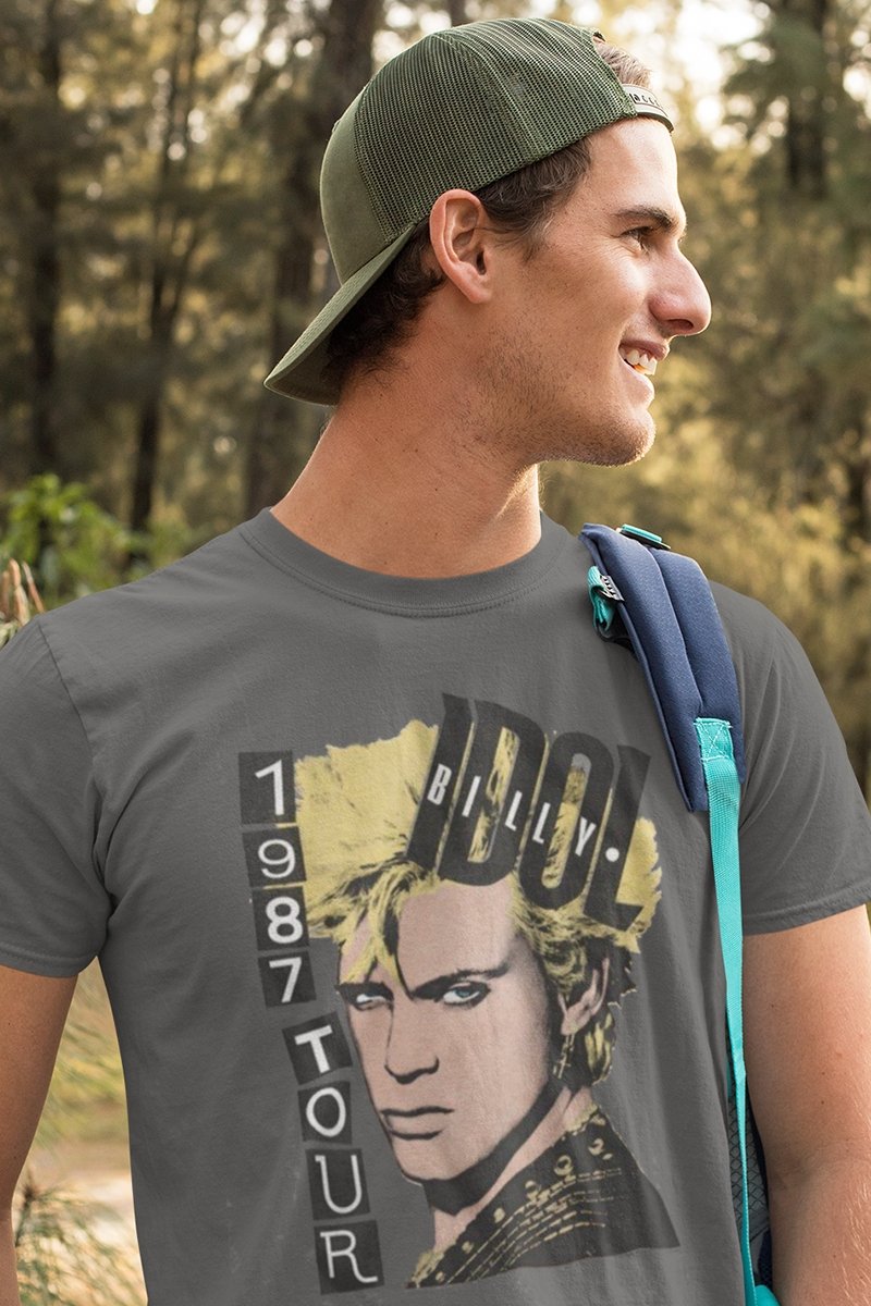 Billy Idol 1987 Tour T-Shirt Hoodie, Sweatshirt | CiraTrend.com (Image 1)