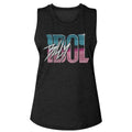 Billy Idol - Name Gradient Womens Slub T-Shirt Hoodie, Sweatshirt | CiraTrend.com