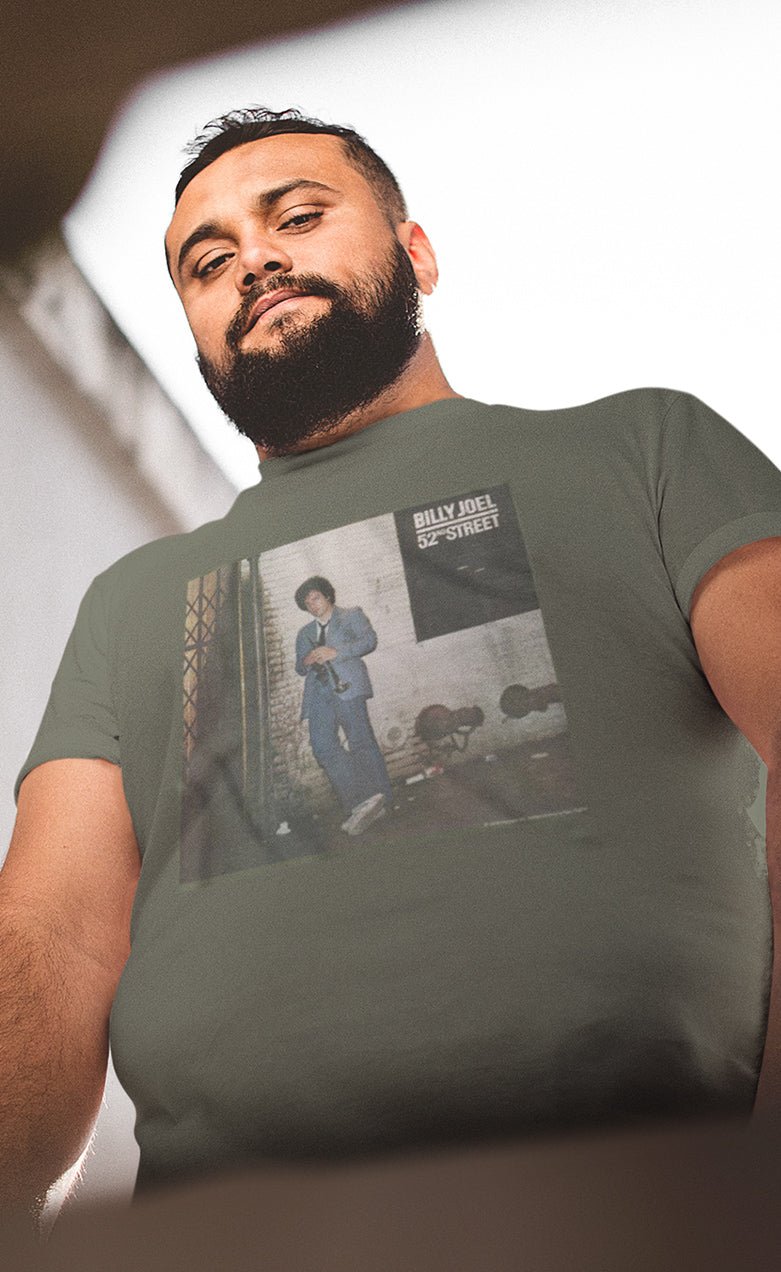 Billy Joel 52nd Street Big and Tall T-Shirt Hoodie, Sweatshirt | CiraTrend.com (Image 1)