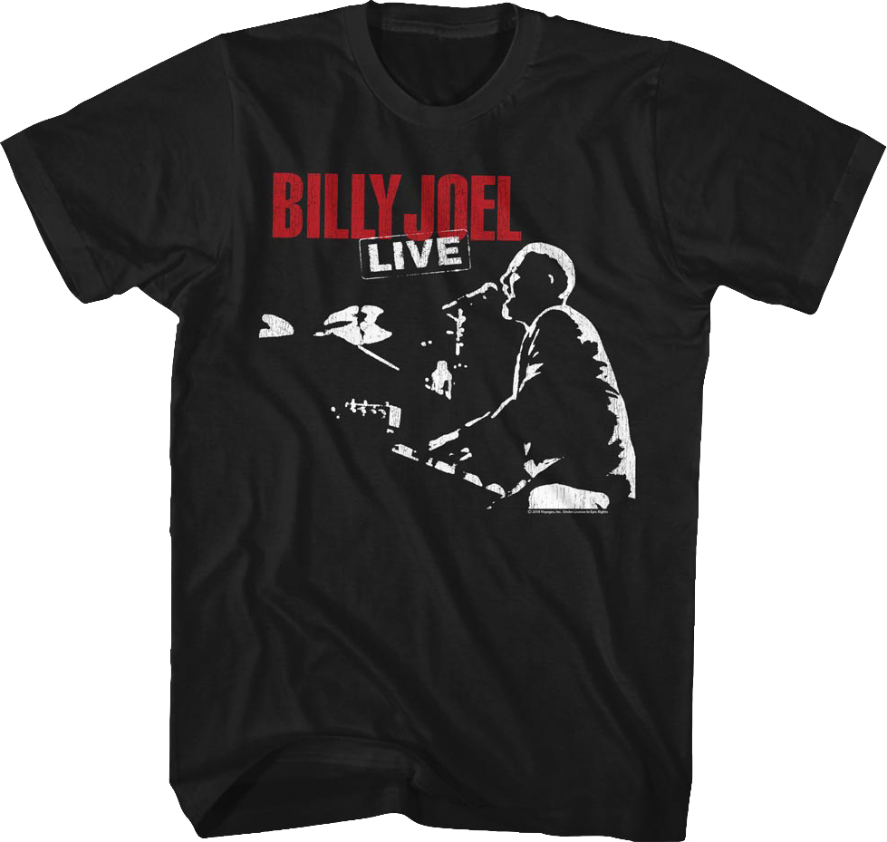 Billy Joel Live T-Shirt Hoodie, Sweatshirt | CiraTrend.com (Image 1)
