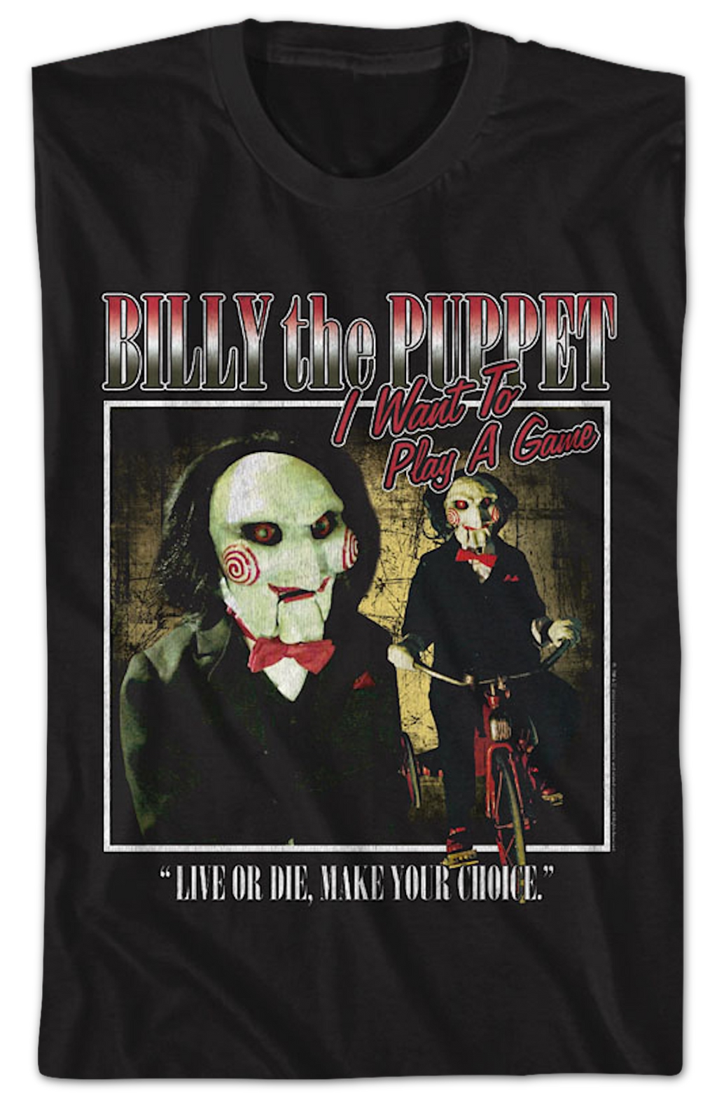 Billy the Puppet Saw T-Shirt Hoodie, Sweatshirt | CiraTrend.com (Image 2)
