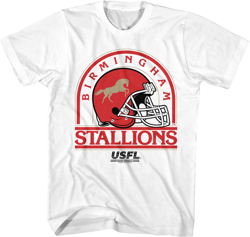 Birmingham Stallions Helmet USFL T-Shirt Hoodie, Sweatshirt | CiraTrend.com (Image 1)