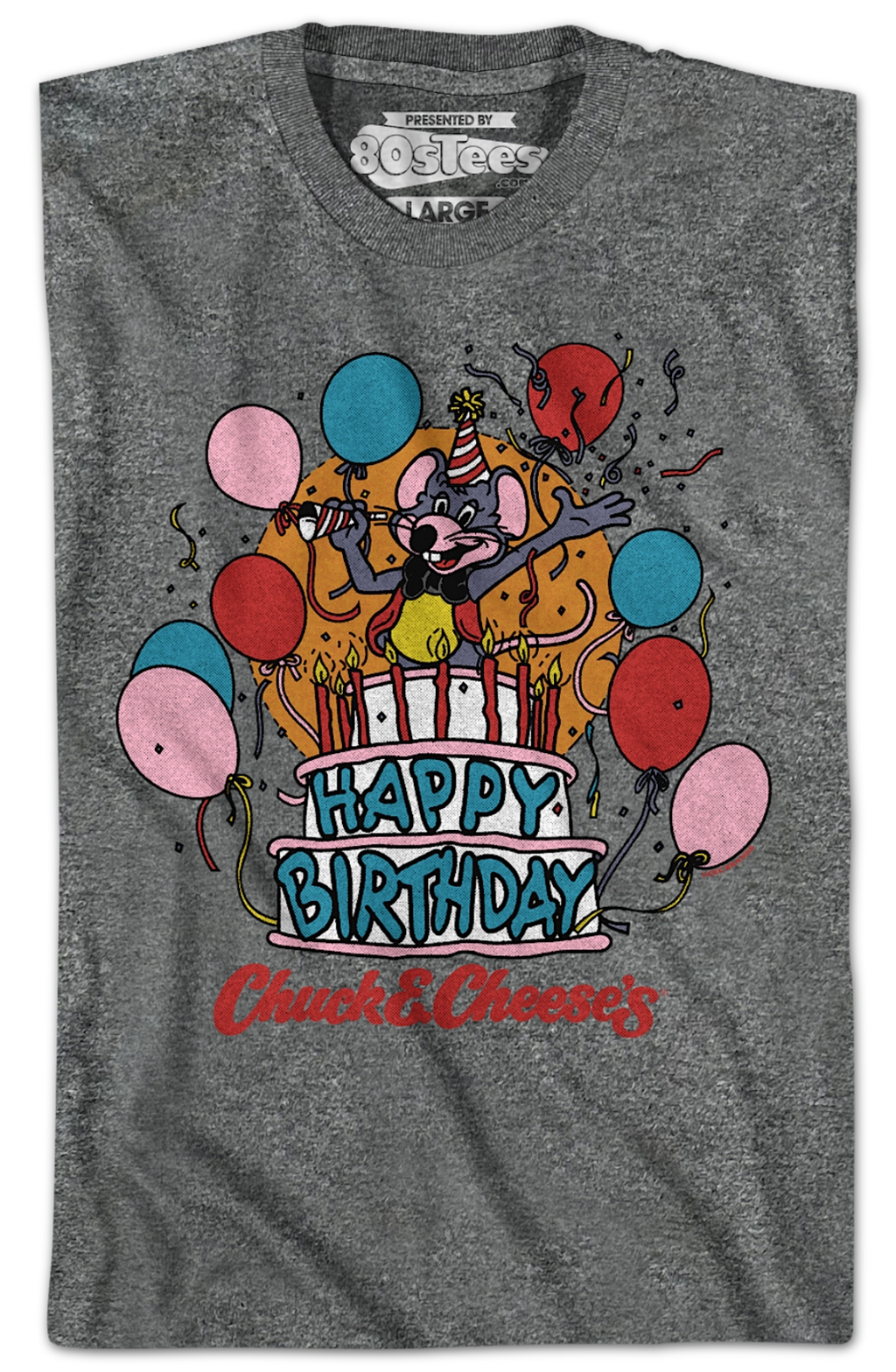 Birthday Celebration Chuck E. Cheese T-Shirt Hoodie, Sweatshirt | CiraTrend.com (Image 2)