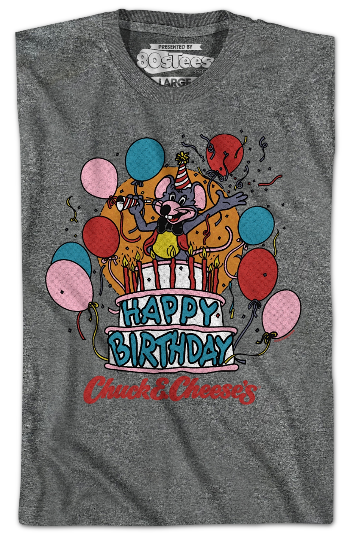 Birthday Celebration Chuck E. Cheese T-Shirt Hoodie, Sweatshirt | CiraTrend.com (Image 2)