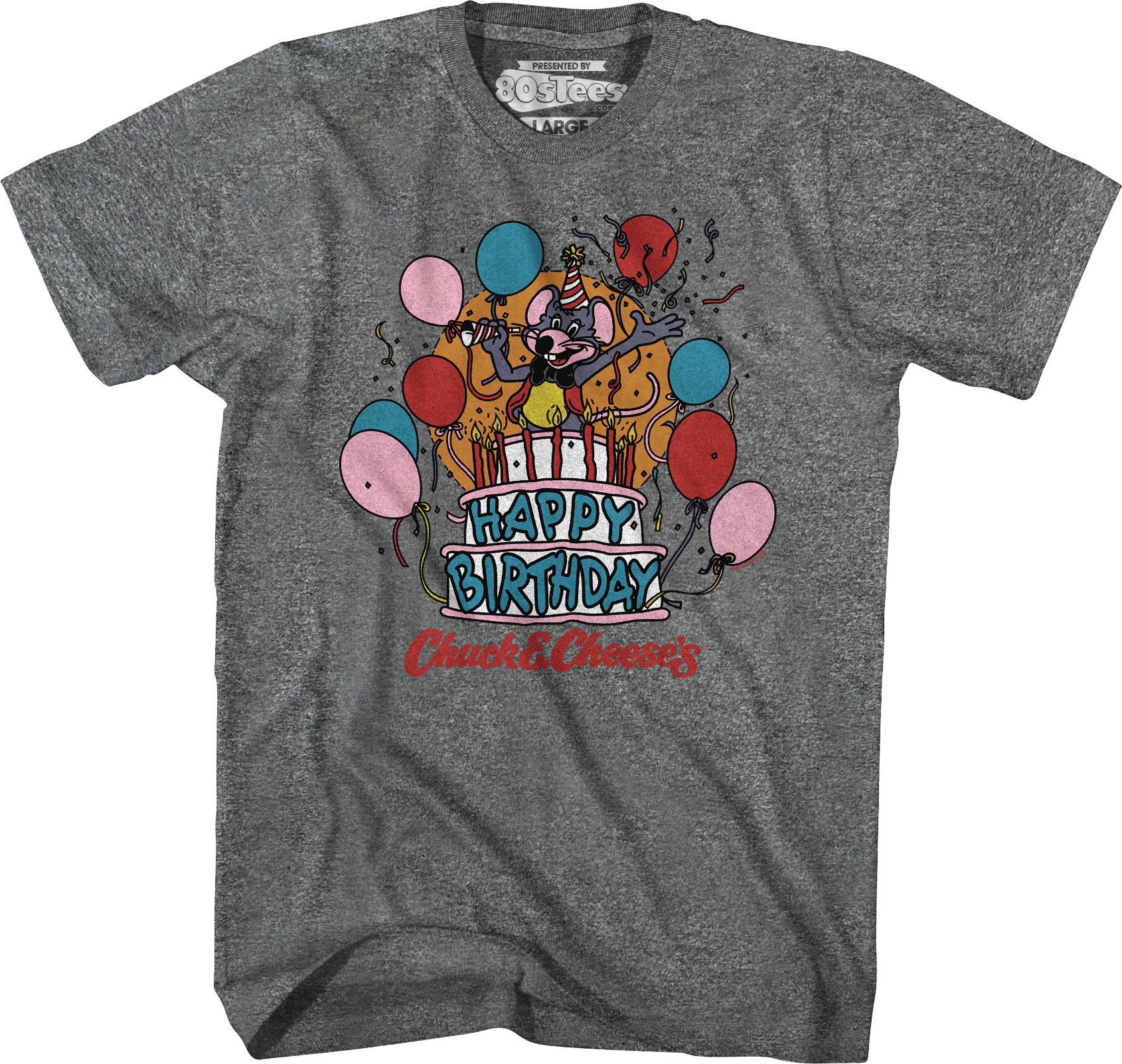 Birthday Celebration Chuck E. Cheese T-Shirt Hoodie, Sweatshirt | CiraTrend.com (Image 1)