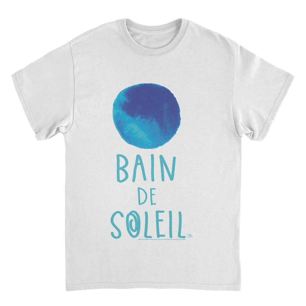 Bain De Soleil Blue Water Colour Sun Retro Sunscreen Mens T Shirt White Hoodie, Sweatshirt | CiraTrend.com (Image 1)