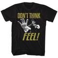 Bruce Lee Mens S/S T-Shirt - Feel - Solid Black Hoodie, Sweatshirt | CiraTrend.com