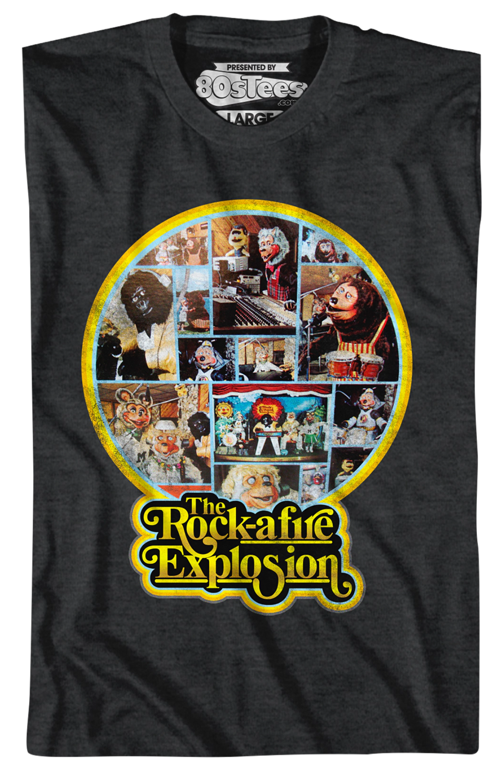 Black 1st Album Back Cover Rock-afire Explosion T-Shirt Hoodie, Sweatshirt | CiraTrend.com (Image 2)