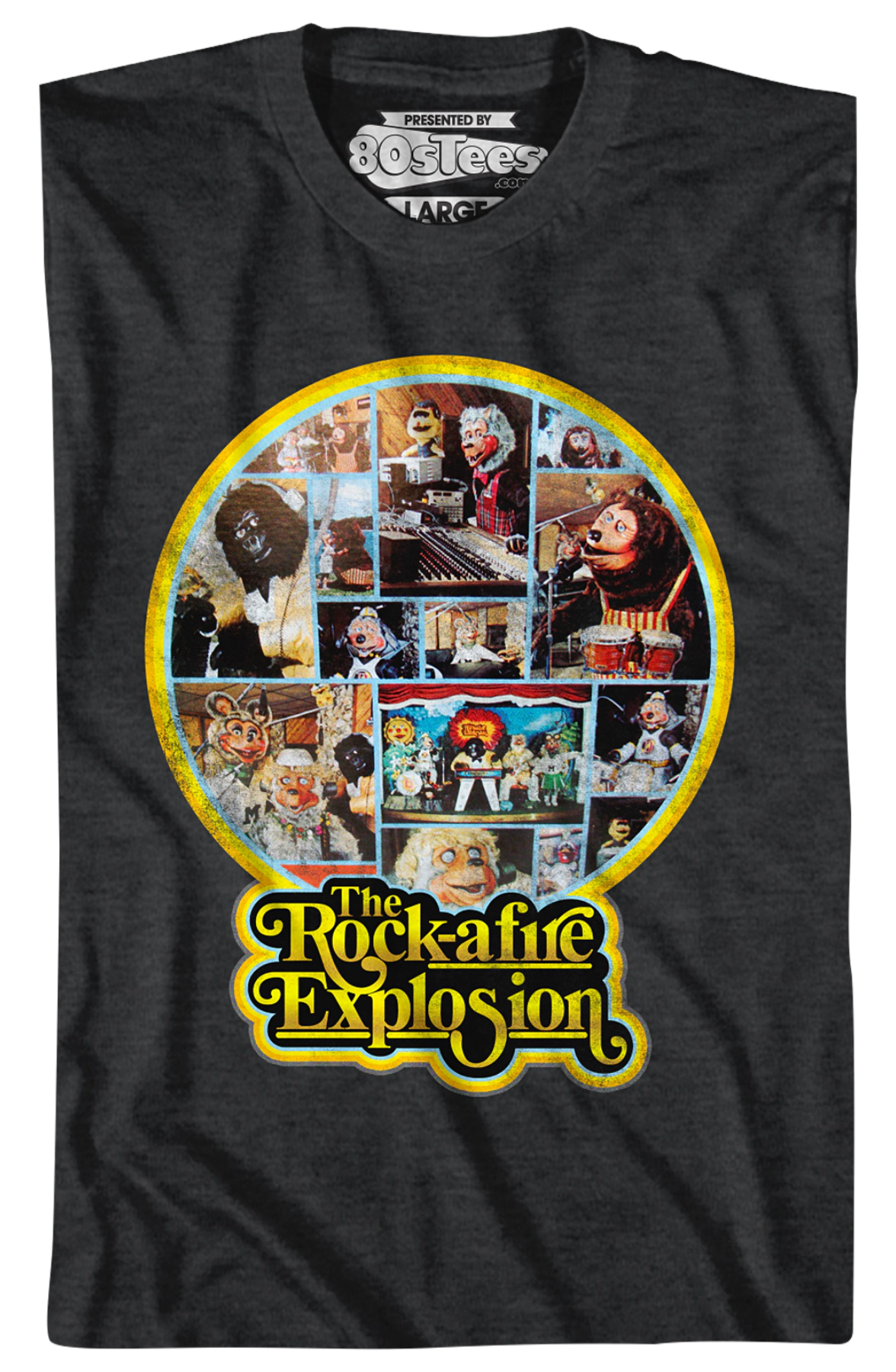 Black 1st Album Back Cover Rock-afire Explosion T-Shirt Hoodie, Sweatshirt | CiraTrend.com (Image 2)