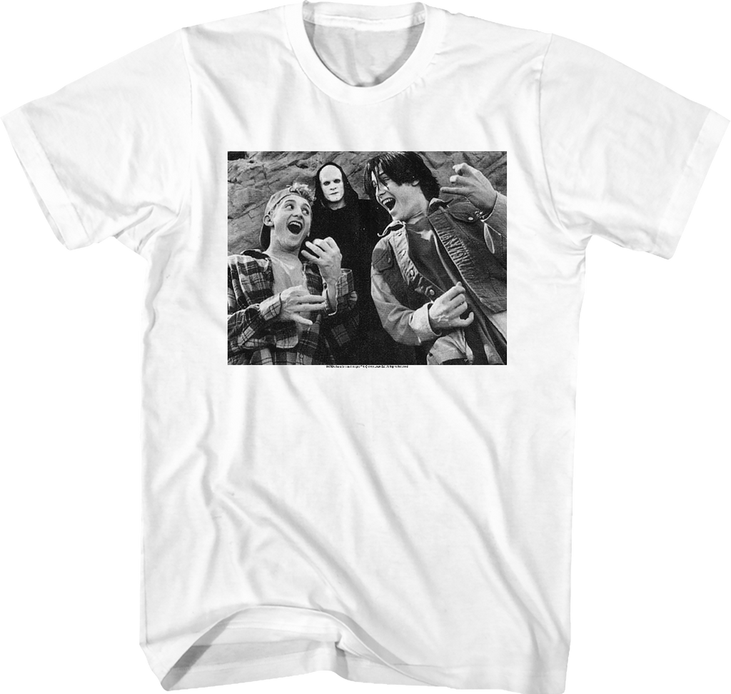 Black and White Air Guitars Bill and Ted T-Shirt Hoodie, Sweatshirt | CiraTrend.com (Image 1)