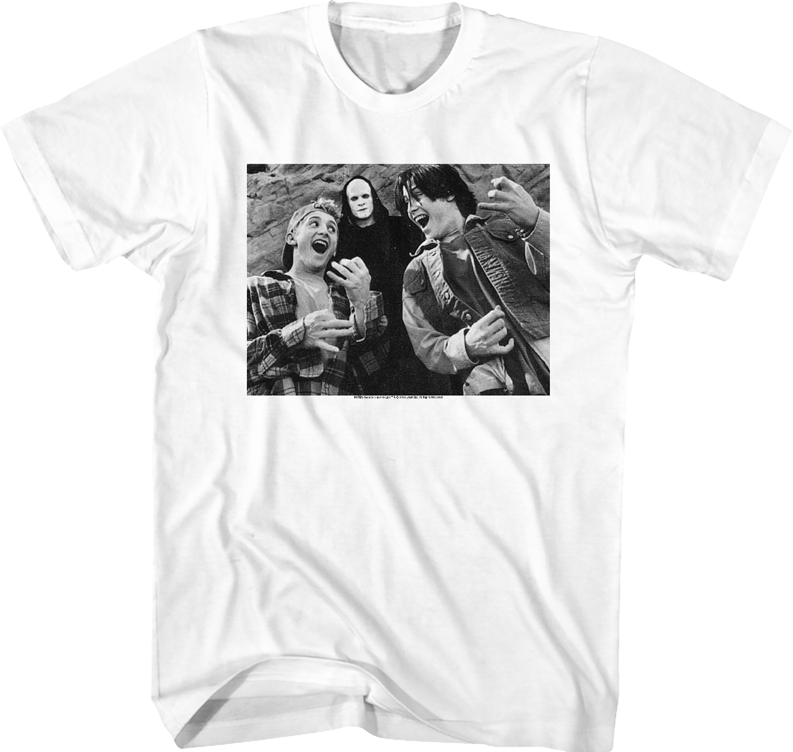 Black and White Air Guitars Bill and Ted T-Shirt Hoodie, Sweatshirt | CiraTrend.com (Image 1)